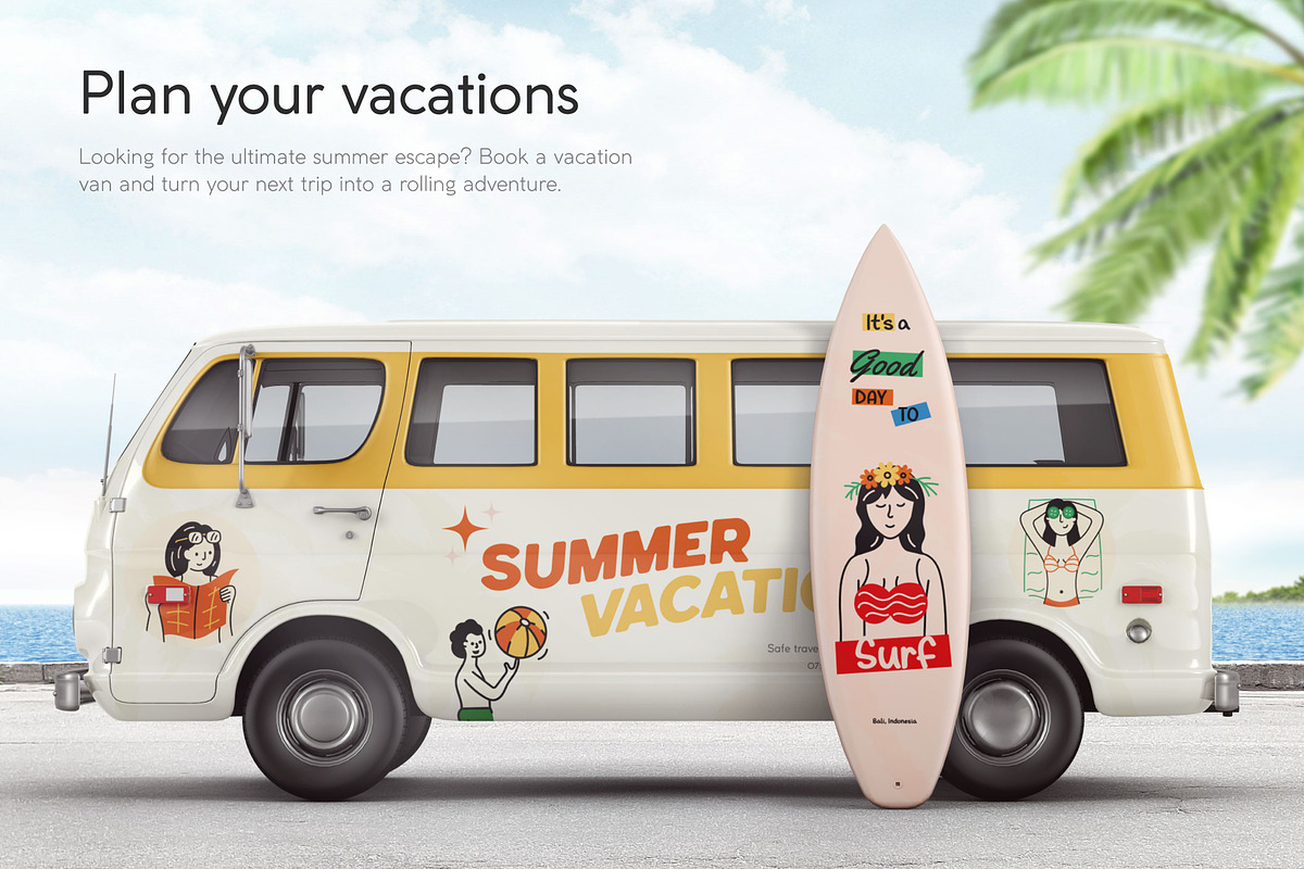 Summer Illustration Art Set, a Seasonal Illustration by Vectors Market (Photo 4 of 8)