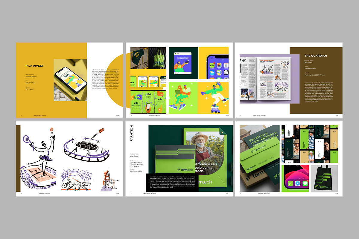 Multipurpose Portfolio Template, a Marketing Template by Bervisual (Photo 4 of 7)