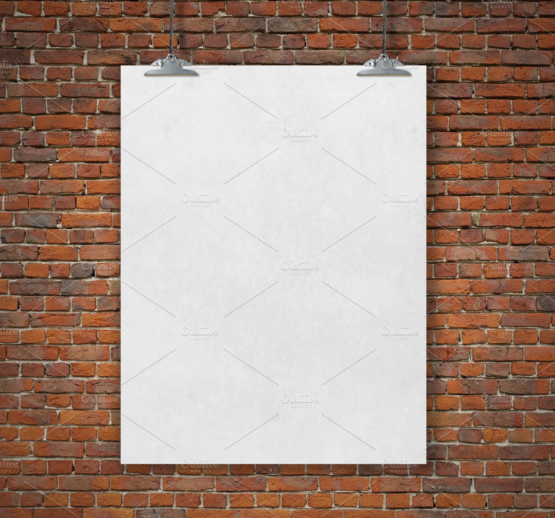 Blank white poster, a Background Photo by jakkapan
