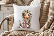 Whimsical Sea Mermaid Clipart, an Illustration by OK Design (Thumbnail 4 of 6)