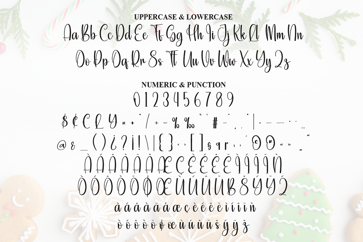 Gingerbread | Script Font, a Handwritten Font by Scratchones (Photo 7 of 8)