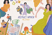 WOMAN & ABSTRACT, a Person Illustration by nadispasibenko (Thumbnail 1 of 15)