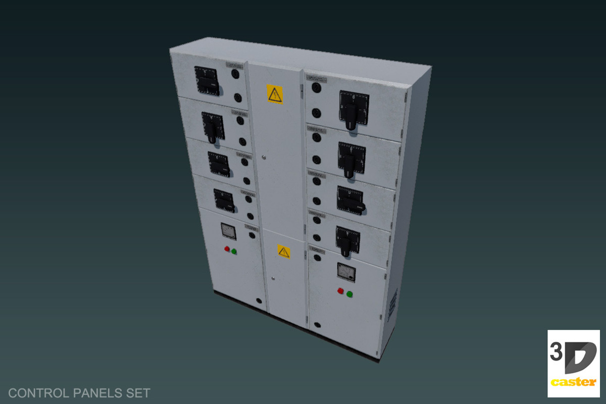 Control Panels Set, an Object 3D Model by 3DCaster (Photo 6 of 6)