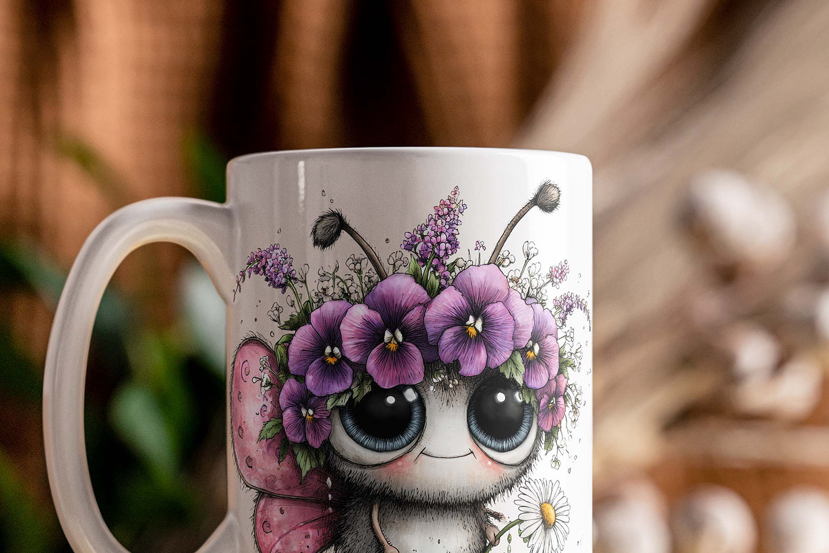 Whimsical Animals Floral Clipart, a Graphic by one-touch (Photo 3 of 18)