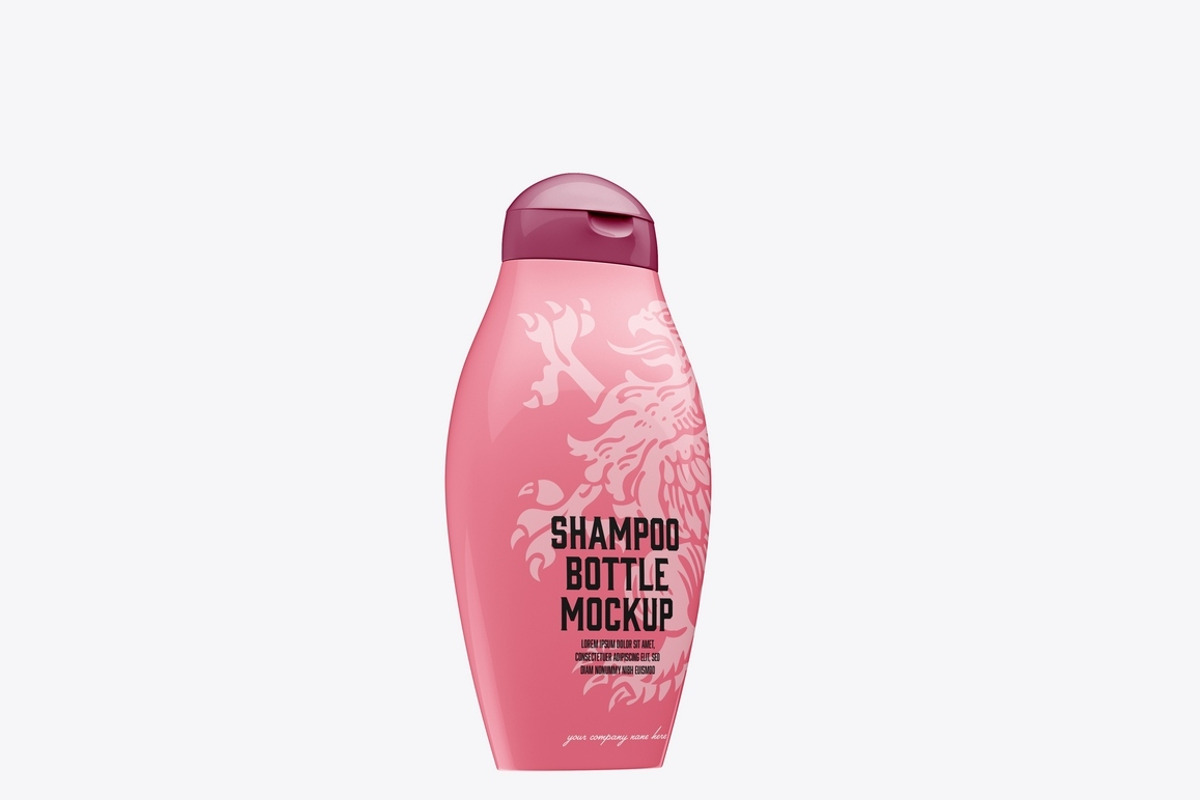 Shampoo Bottle Mockup, an Advertising Mockup by OneVectorStock (Photo 3 of 13)
