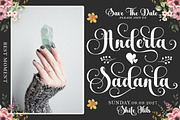 Antalea, a Script Font by IM Studio (Thumbnail 6 of 12)