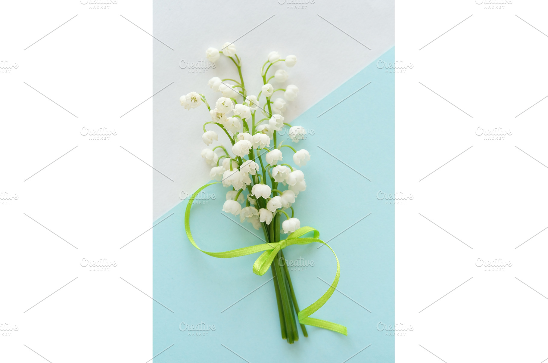 Bouquet of white lily of the valley, a Photo by tilialucida