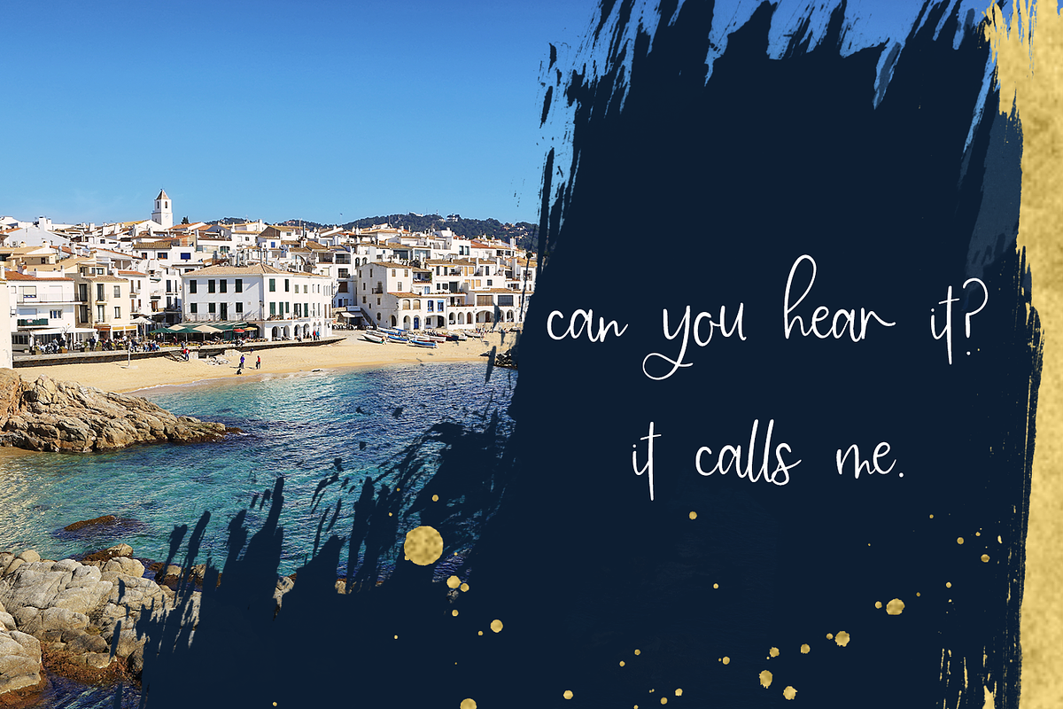 Catalunya Script, a Script Font by Beck McCormick (Photo 7 of 10)