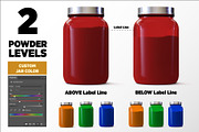 2lb Whey Protein Jar Mockup A2-Pro, a Packaging Mockup by Design Warlord (Thumbnail 3 of 16)