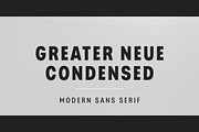 Greater Neue Condensed, a Sans Serif Font by NicolassFonts (Thumbnail 1 of 5)