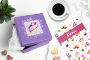 Sweet watercolor clipart (18 items), a Decorative Illustration by Integrity_store (Thumbnail 7 of 7)