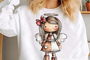 Whimsical Christmas Gingerbread PNG, an Illustration by SinaCreation (Thumbnail 4 of 7)