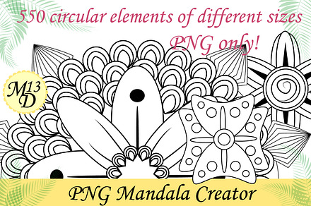 PNG Mandala Creator, a Shape Add-On by Michiru13