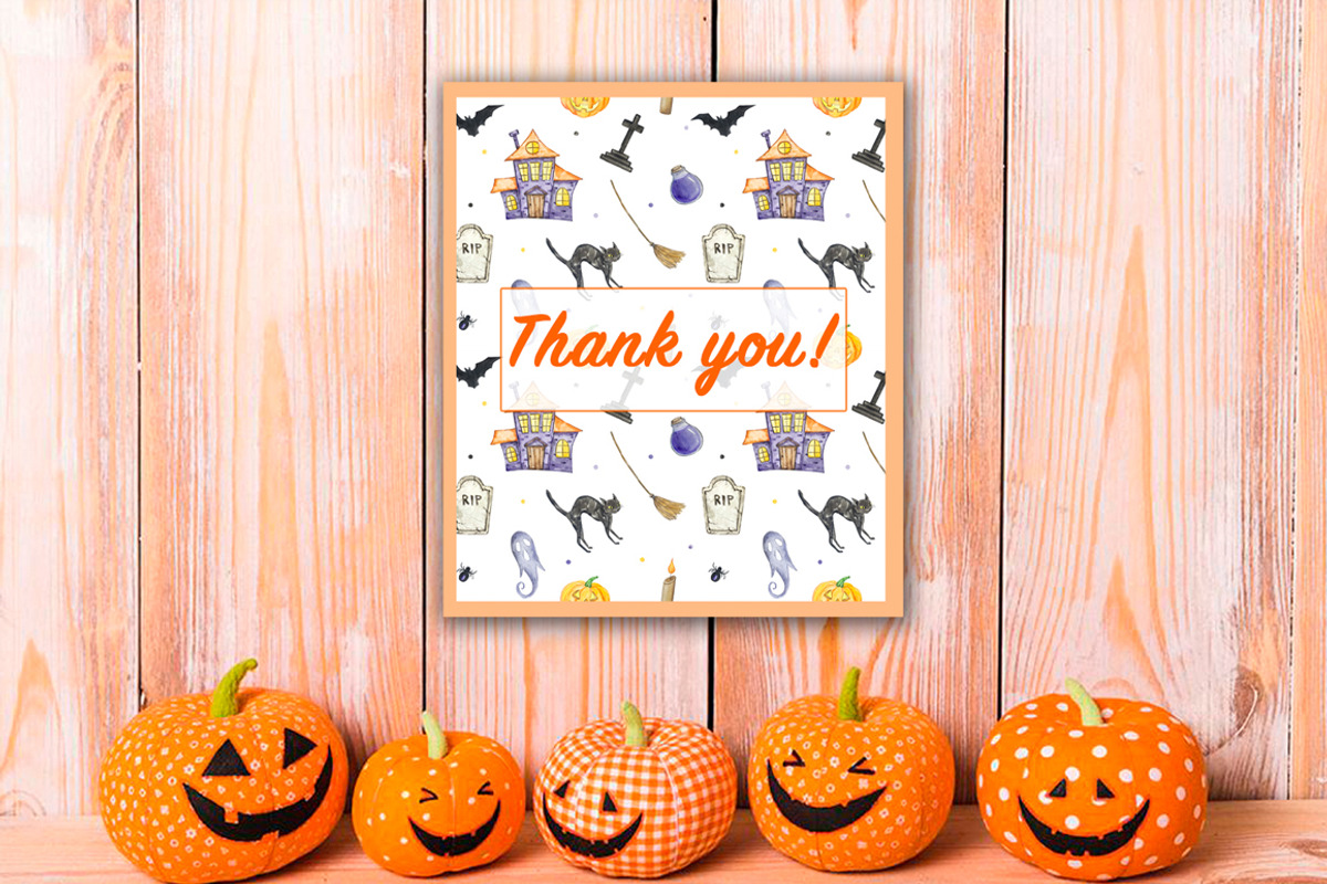 Watercolor Halloween Patterns, a Pattern Graphic by SvetaArtStore (Photo 6 of 6)
