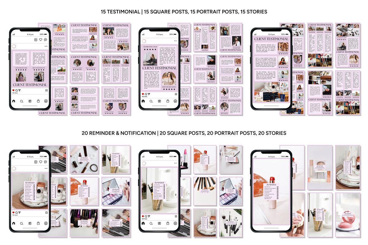 Makeup Social Media Template, a Social Media Template by Kalubuak (Photo 4 of 10)