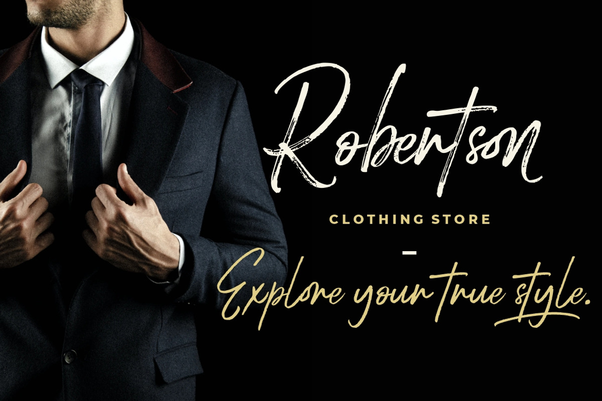 Holingston - Handwritten Brush Font, a Script Font by HansCo Studio (Photo 4 of 11)