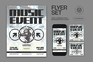 Music Event Flyer, a Flyer Template by graphicook