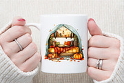 Cozy Fall Autumn Clipart Bundle, Fal, an Illustration by Sublimation Artist (Thumbnail 5 of 6)