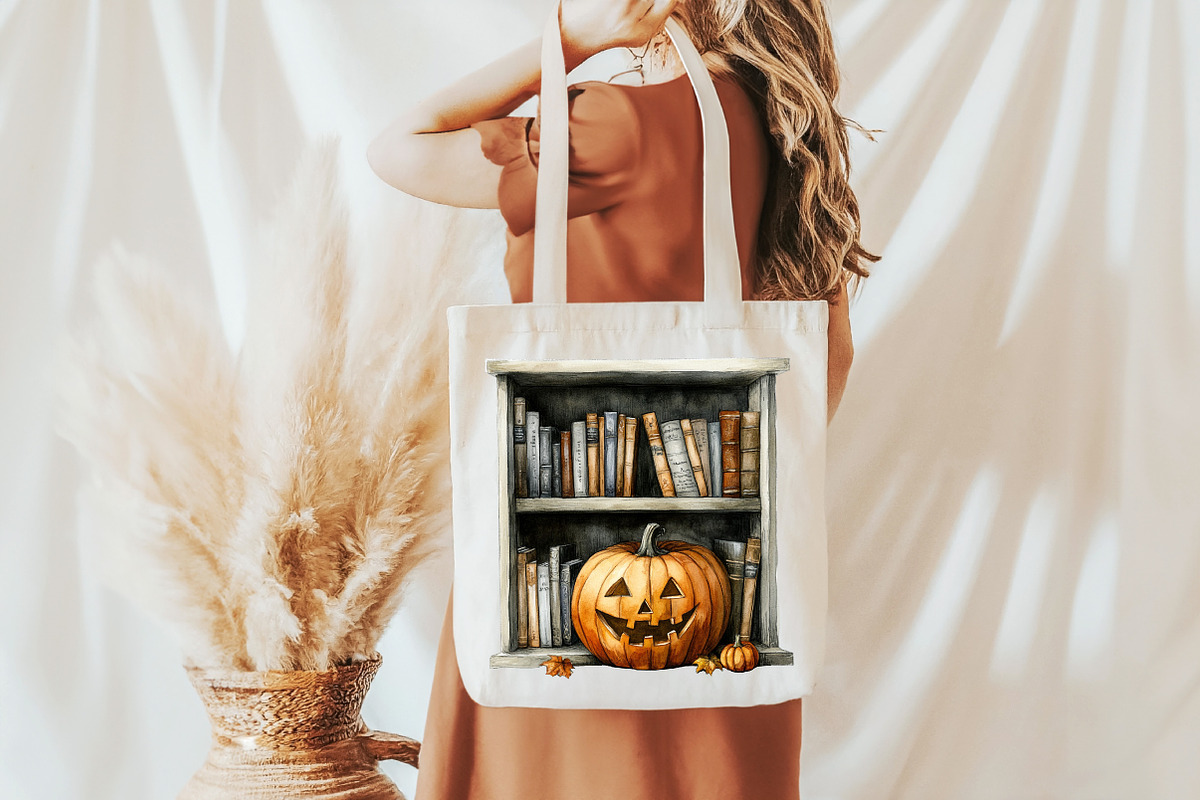 Halloween Reading Clipart, an Illustration by Pixels.Craft (Photo 6 of 7)