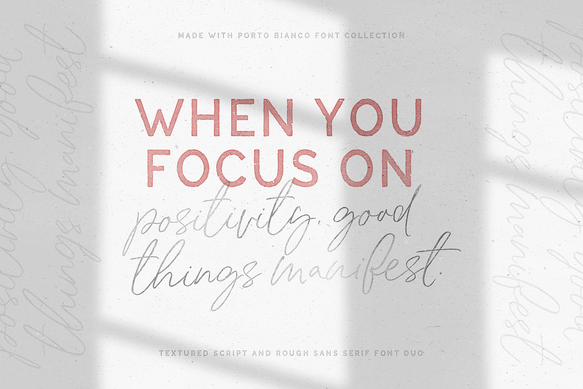 Porto Bianco | Script + Sans Serif, a Sans Serif Font by Pink Coffie (Photo 18 of 25)