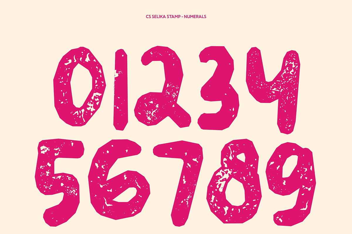CS Selika Stamp, a Script Font by Craft Supply Co. (Photo 3 of 8)