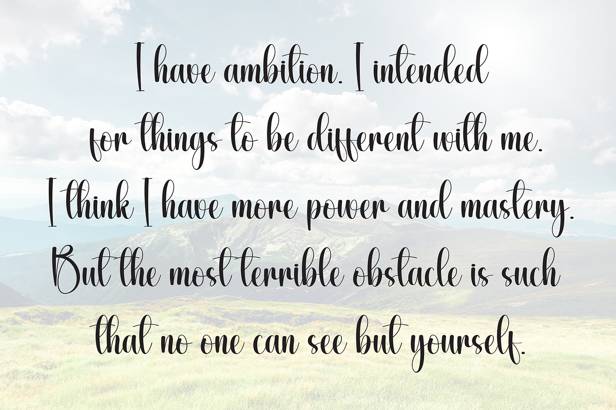 Monday Aftershine | Script Font, a Handwritten Font by Scratchones (Photo 6 of 9)