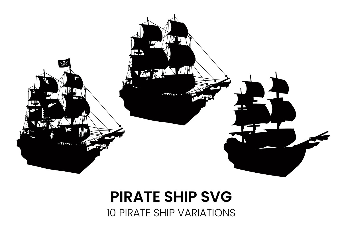 Pirate Ship SVG, a Graphic by PinkHouseCollection (Photo 1 of 4)