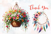 Floral Summer Sublimation Clipart, an Illustration by RobertsArt (Thumbnail 8 of 8)