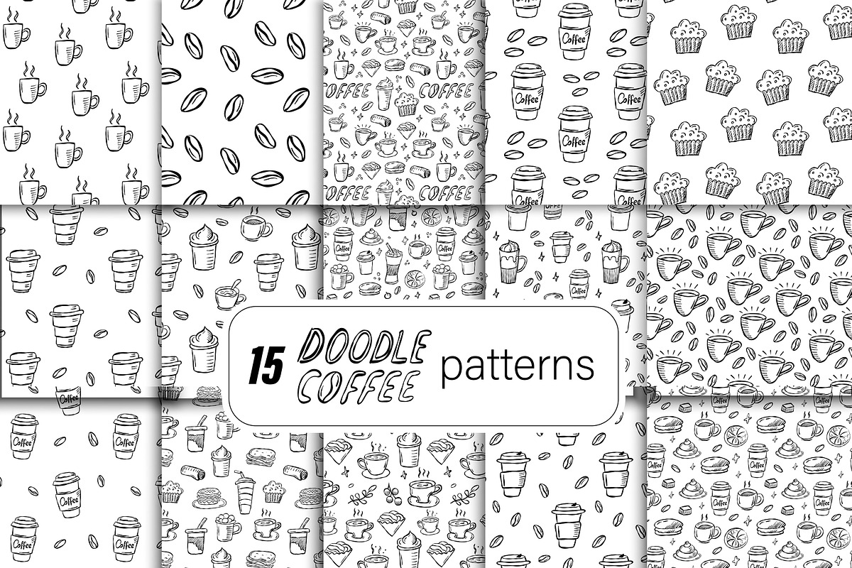 Coffee Doodles Paradise, a Food Illustration by Idressart (Photo 2 of 7)