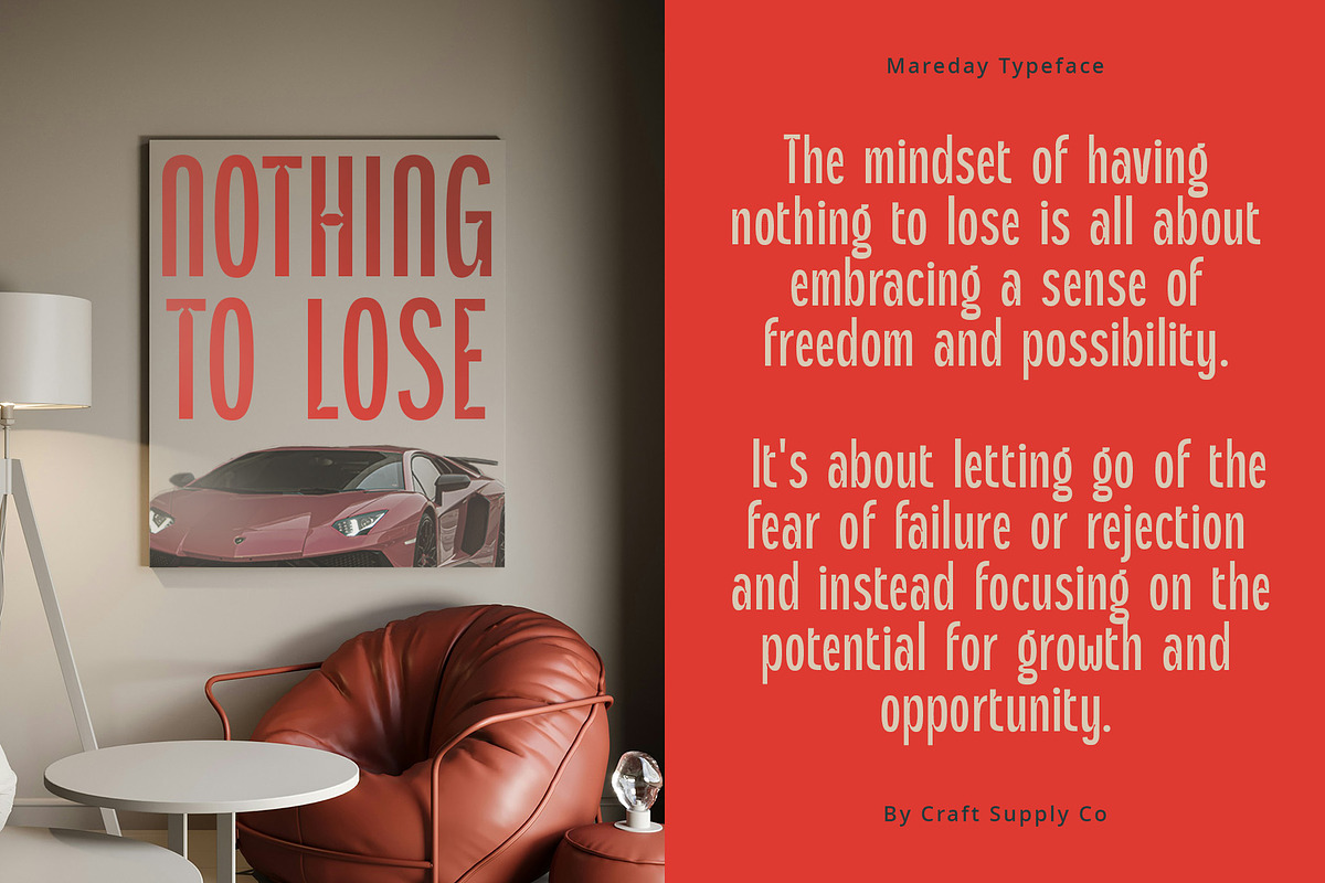 Mareday – Inktrap Font, a Sans Serif Font by Craft Supply Co. (Photo 7 of 8)
