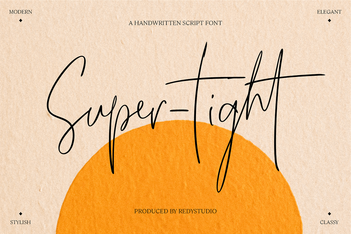 Super-tight - Modern Ligatures Fonts