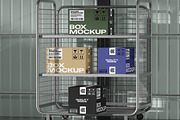 Rolling Warehouse Trolley Mockup, a Packaging Mockup by Permadi Creative (Thumbnail 5 of 5)