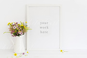The 30x40cm Frame mockup BUNDLE, a Print Template by White Hart Co. (Thumbnail 5 of 7)
