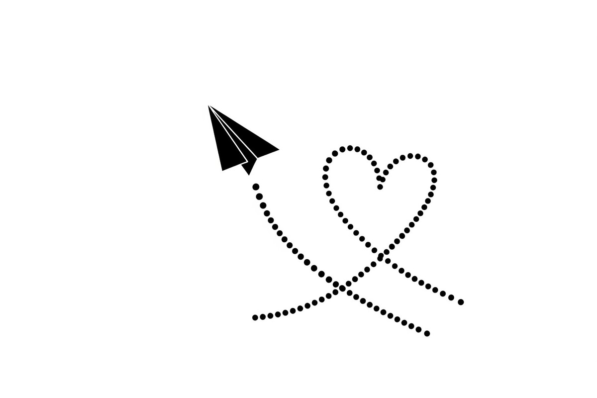 Paper Airplane Heart SVG Bundle, an Illustration by jahid234 (Photo 27 of 31)