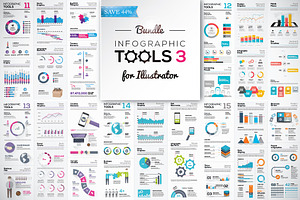 [-44%] Infographic Tools Bundle v. 3
