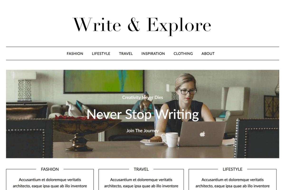 Minimalistblogger Premium, a WordPress Template by SuperbThemes