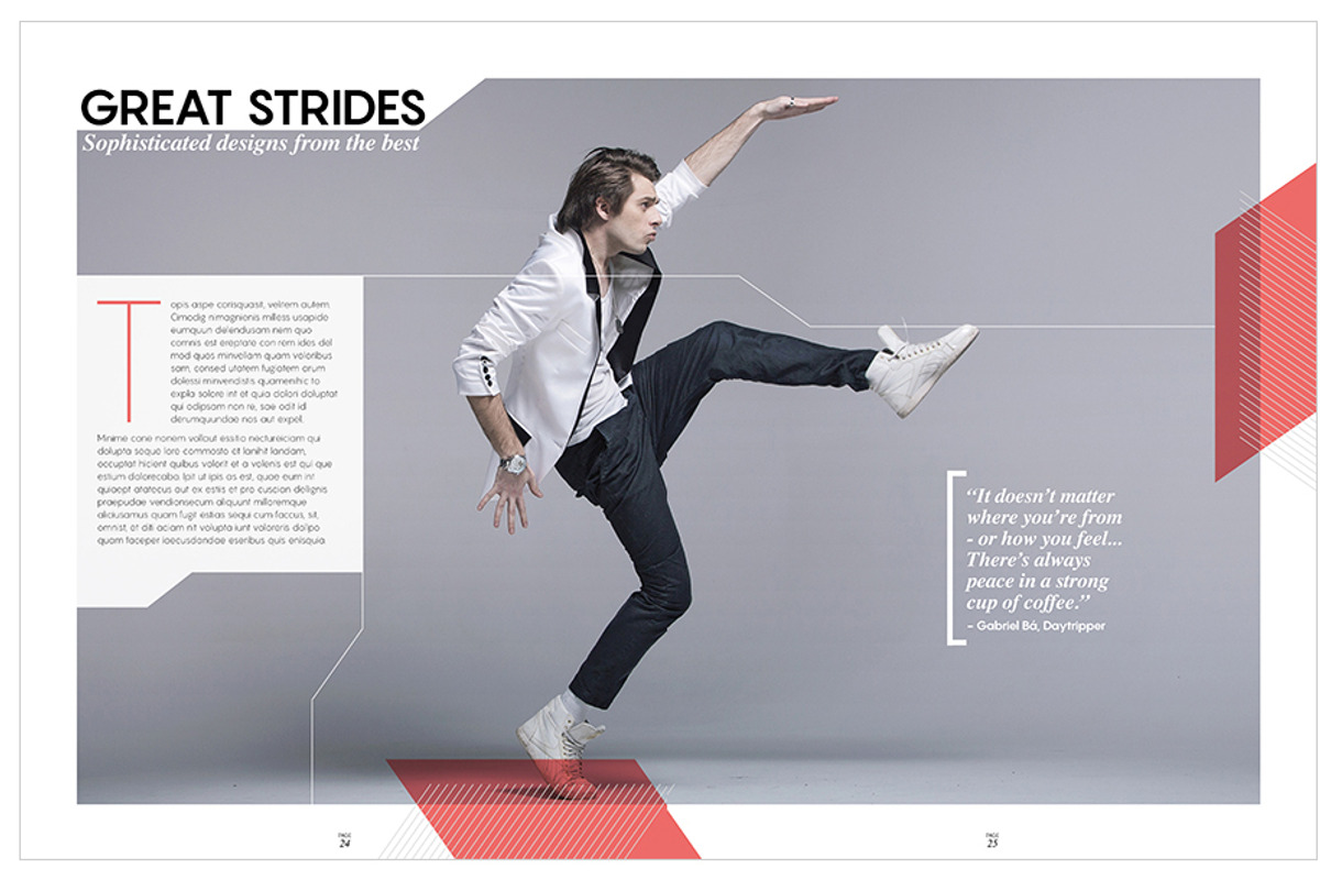 Magazine Template InDesign 09, a Magazine Template by Love Graphic Design (Photo 21 of 28)