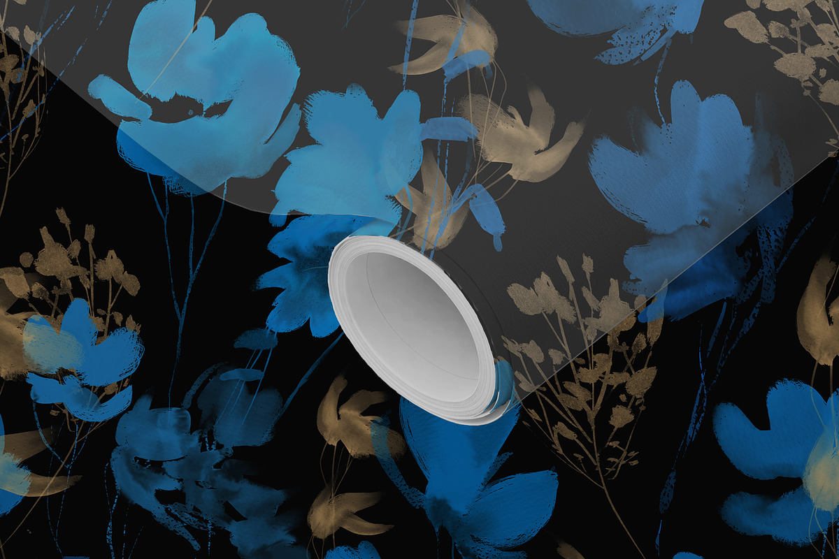 Watercolor Floral Pattern, a Pattern Graphic by MartinShop (Photo 4 of 10)