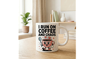 Coffee & Chaos Design Bundle SVG, a Food Illustration by Annudesign (Thumbnail 4 of 14)