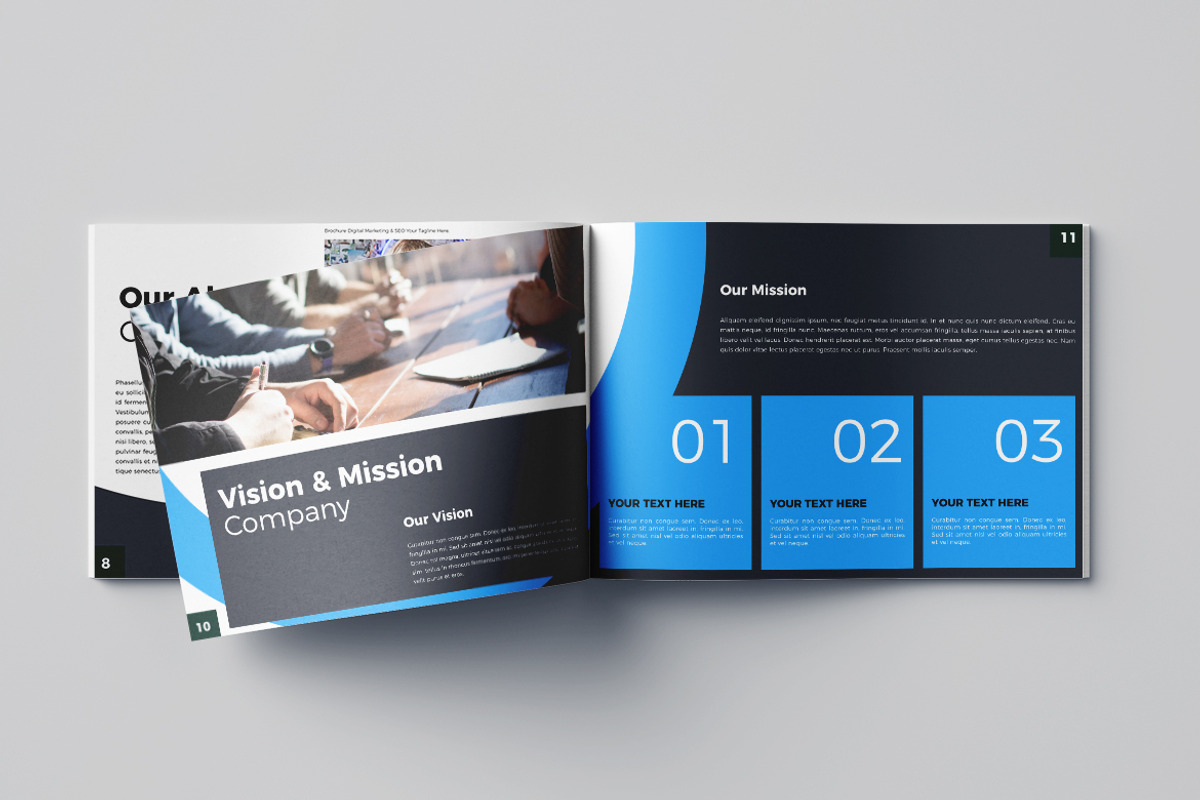 Digital Marketing Brochure Vol.1, a Brochure Template by Bewalrus Studio (Photo 10 of 11)