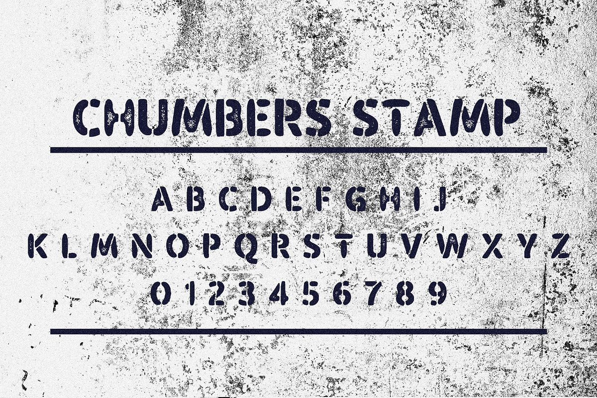 Chumbers Stamp Stencil preview 4