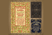 Label Art Nouveau - sets, a Decorative Illustration by Stanislav Kharchevskyi (Thumbnail 4 of 8)