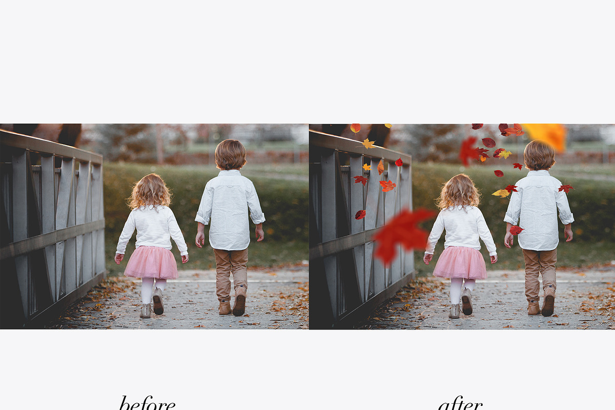 +83 Autumn Leaves Overlays, a Layer Style Add-On by CreativePresets.com (Photo 16 of 16)
