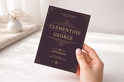 Ornate Save the Date Canva Template, an Invitation Template by Vasya Kobelev (Thumbnail 5 of 7)