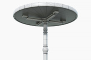 Round bistro table, a Furniture 3D Model by happy brush (Thumbnail 10 of 12)