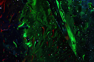 Close-up of wet glass surface with vibrant green and red neon re, a Background Photo by Ales Munt