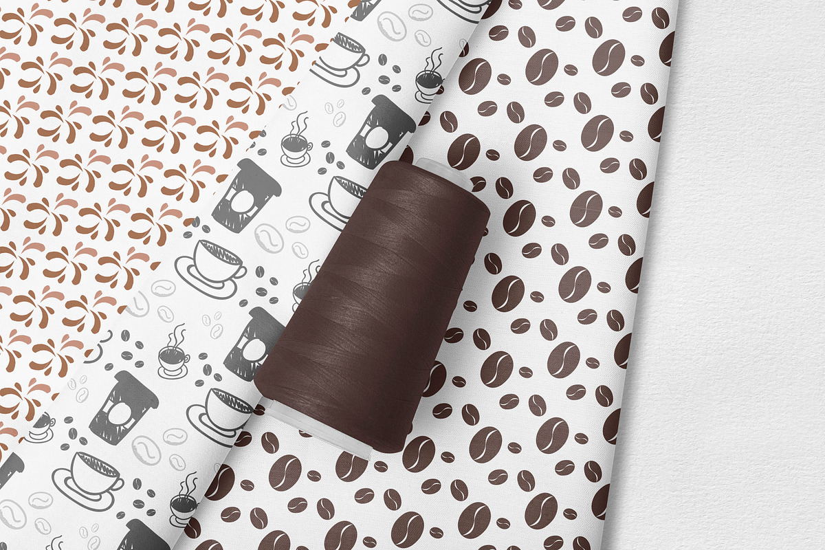 10 Coffee Inspired Patterns, a Pattern Graphic by Outline Design (Photo 2 of 5)