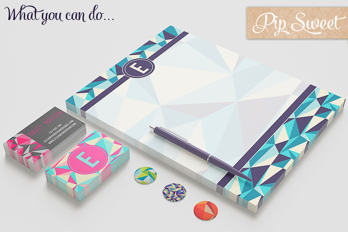 Seamless Abstract 20 Pattern Set preview 4
