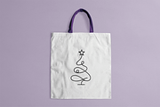 Line Art Christmas Tree Logo, a Branding & Logo Template by Vectorium Studio (Thumbnail 3 of 3)
