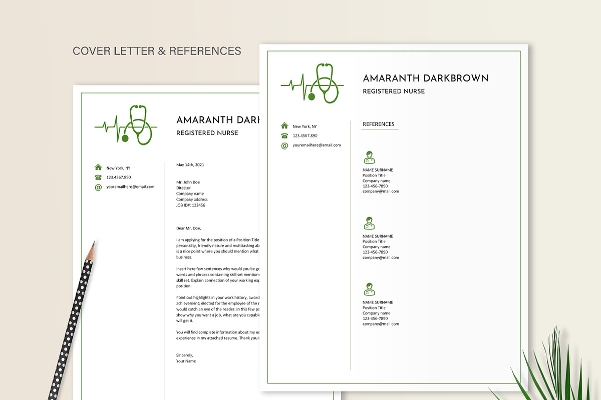 Resume Teamplate Healthcare, a Resume Template by Stanin Studio (Photo 4 of 10)